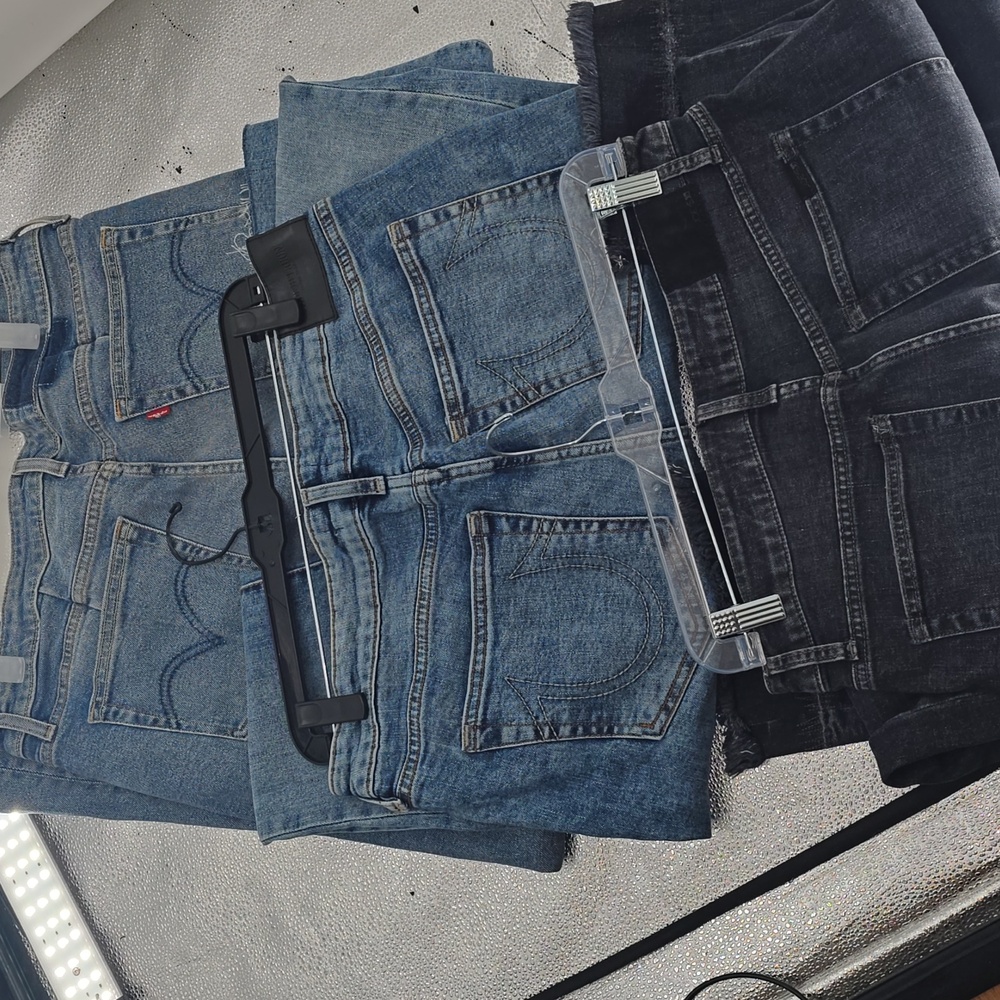 True Religion,joes Jeans ,levis Blue and Black Denim Jeans‎ Bundle